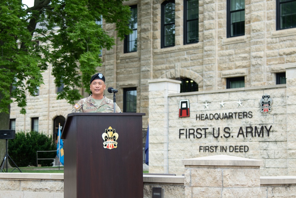 First Army’s Change of Command Ceremony Welcomes Lt. Gen. Antonio Aguto As Its New Commanding General.