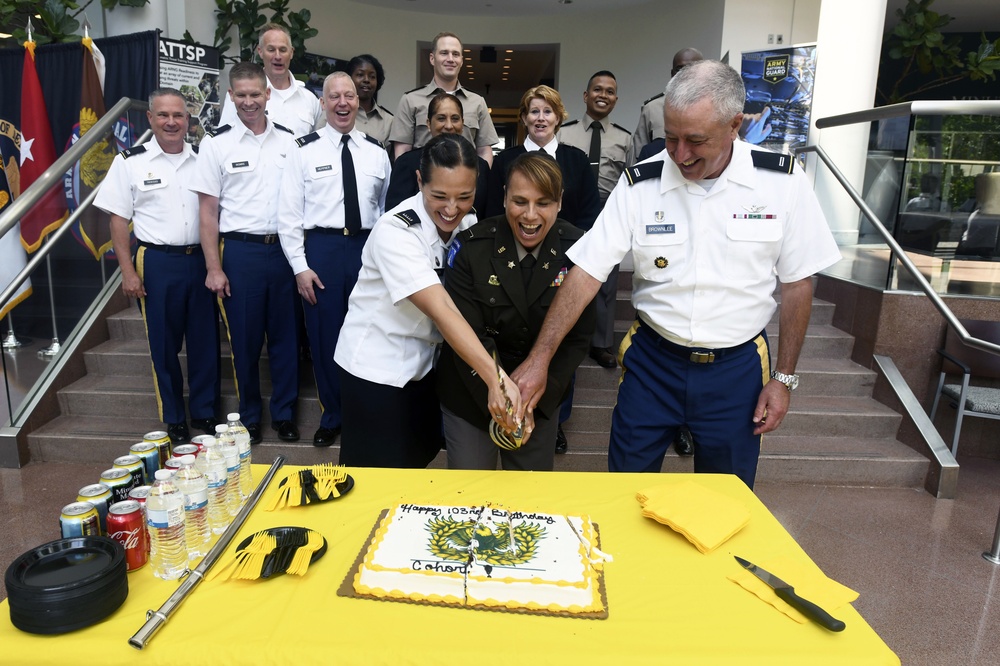 Army National Guard Readiness Center celebrates the 103rd birthday of the U.S. Army Warrant Officer cohort