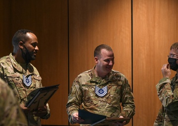 Technical Sergeant select celebration