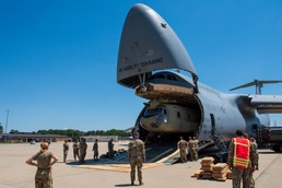 Chinooks Take Flight at SJAFB