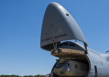 Chinooks Take Flight from SJAFB