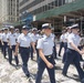 U.S. Coast Guardsmen March During the New York City Hometown Heroes Ticker Tape Parade