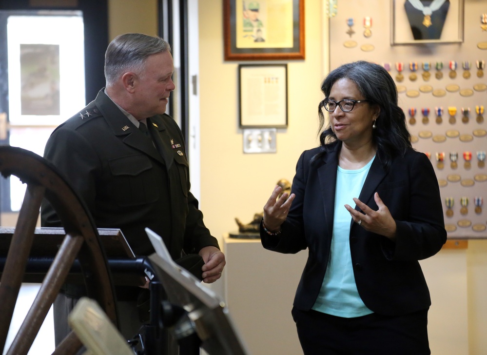 Congresswoman Marilyn Strickland visits Camp Murray