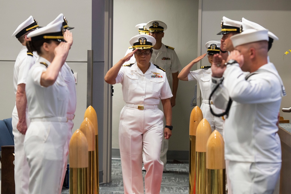 Navy Medical Research Unit Dayton Holds Change of Command