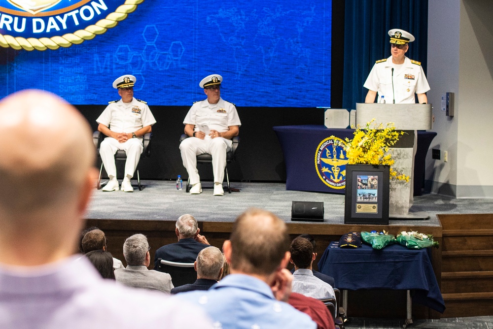 Navy Medical Research Unit Dayton Holds Change of Command