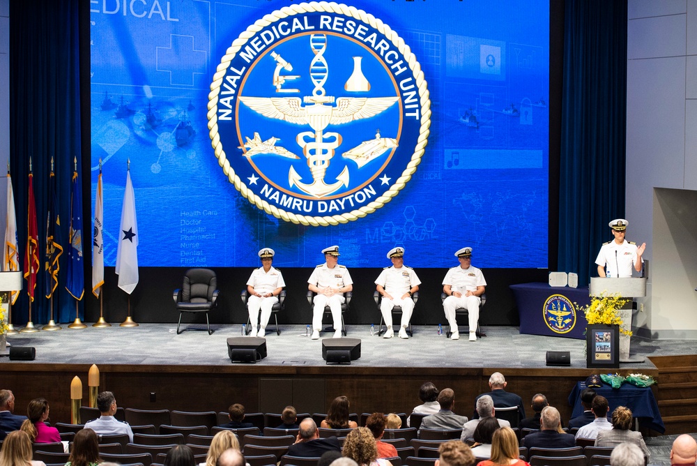 Navy Medical Research Unit Dayton Holds Change of Command