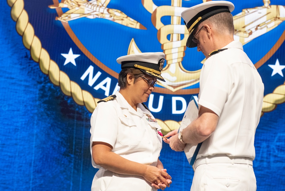 Navy Medical Research Unit Dayton Holds Change of Command