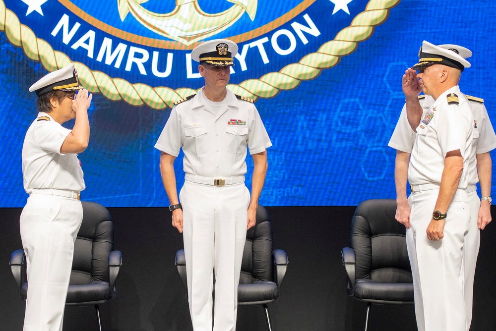 Navy Medical Research Unit Dayton Holds Change of Command