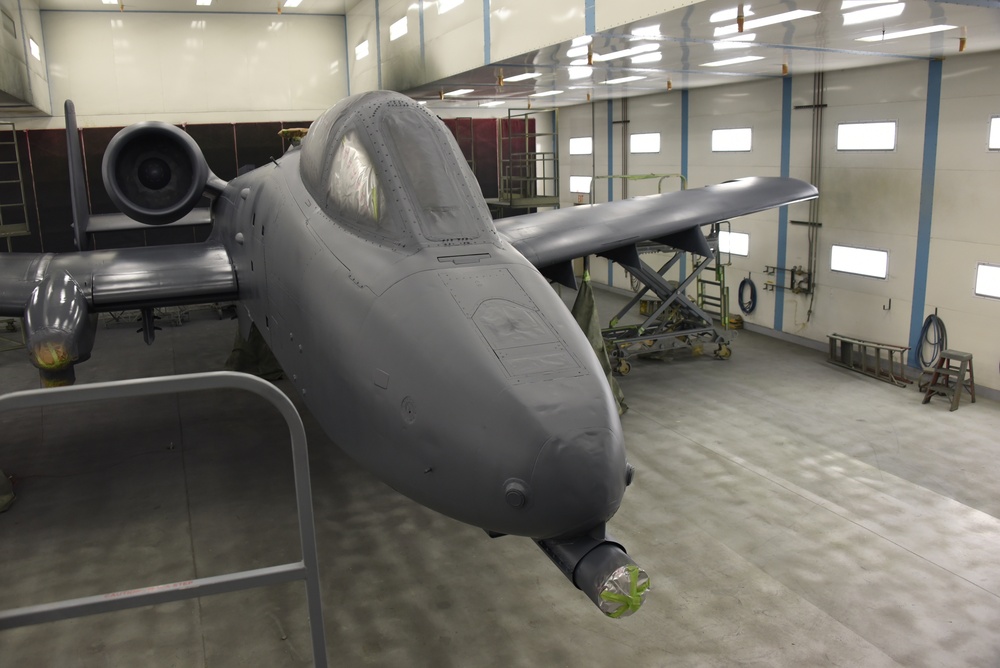 Dark grey A-10 Thunderbolt II