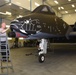 Cleaning up stenciling on a commemorative A-10