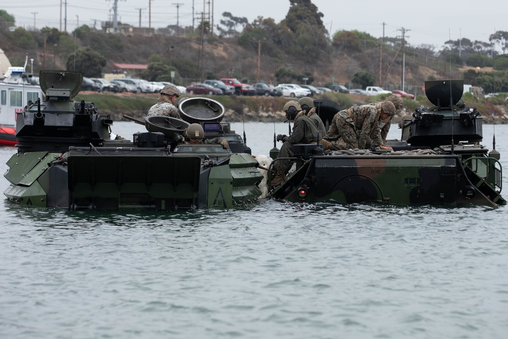 Hitting the surf | Marines with 1st Bn., 5th Marines conduct water operations