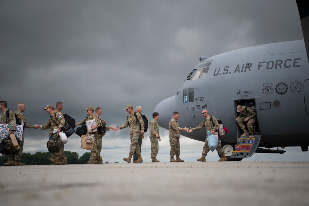 Last rotations return from Middle East