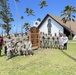 U.S. Naval Mobile Construction Battalion 4, Detail Marshall Islands, Installs Island Memorial Chapel Placard on U.S. Army Garrison-Kwajalein Atoll