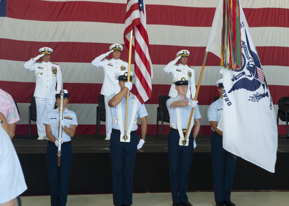 Coast Guard Air Station Barbers Point holds change of command ceremony