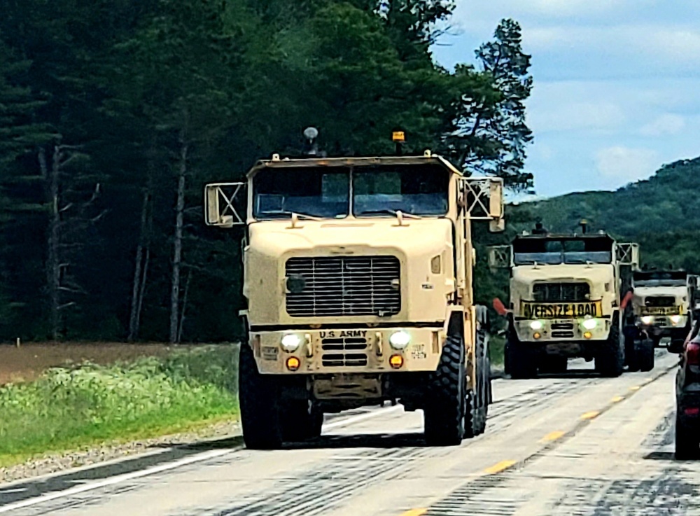 July 2021 training operations at Fort McCoy