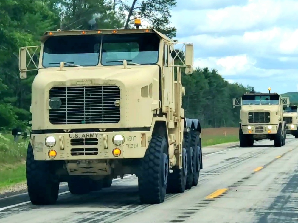 July 2021 training operations at Fort McCoy