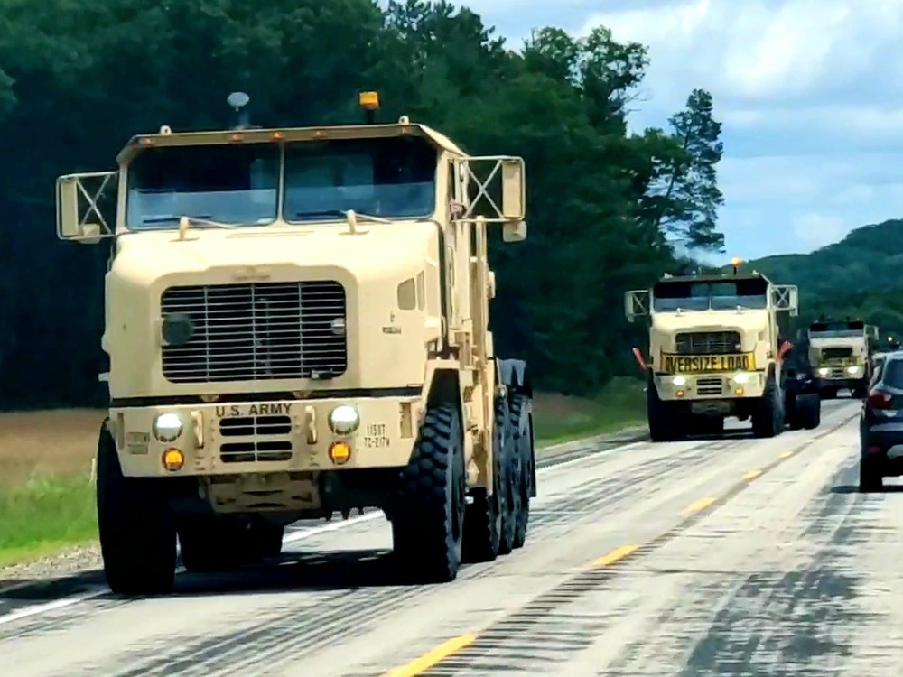 July 2021 training operations at Fort McCoy