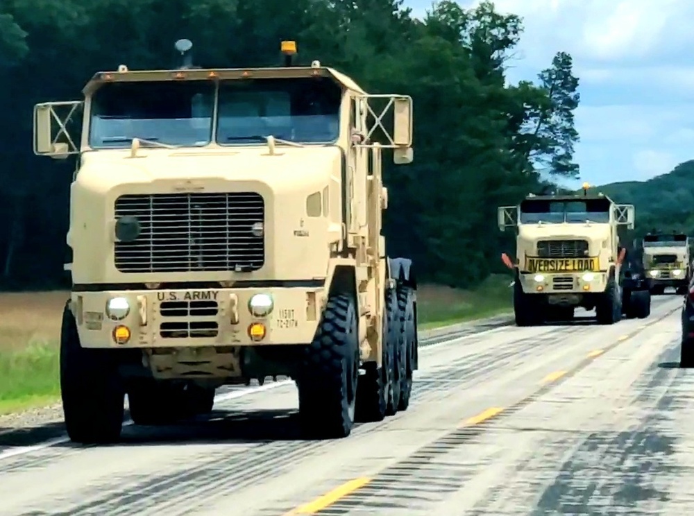 July 2021 training operations at Fort McCoy