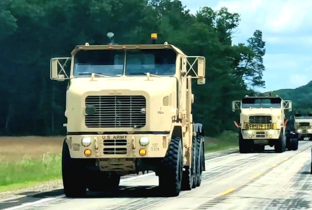 July 2021 training operations at Fort McCoy