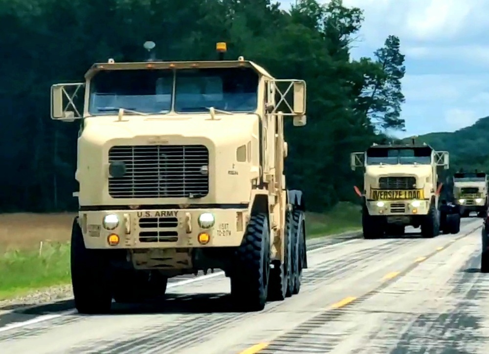 July 2021 training operations at Fort McCoy