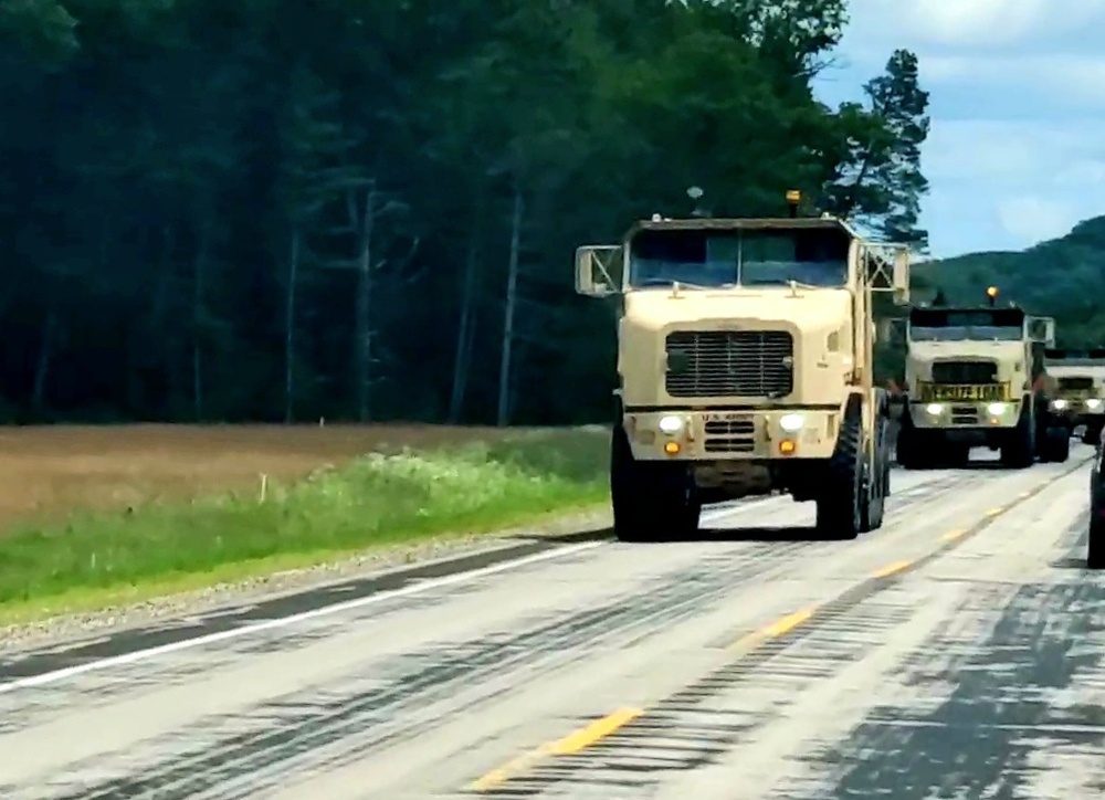 July 2021 training operations at Fort McCoy