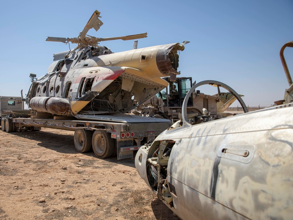 Salvaged Helicopter Returns to Iraqi Security Forces