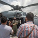 USS Billings Sailor Conducts a Tour of the Flight Deck with Dominican Republic Media