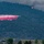 Air Tanker drops retardant on the Beckwourth Complex Fire July 9, 2021 near Frenchman Lake in N. California