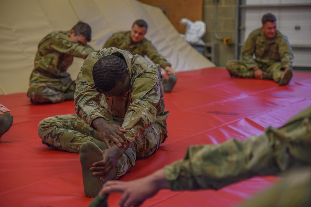 114th Security Forces Squadron holds hand to hand combatives training