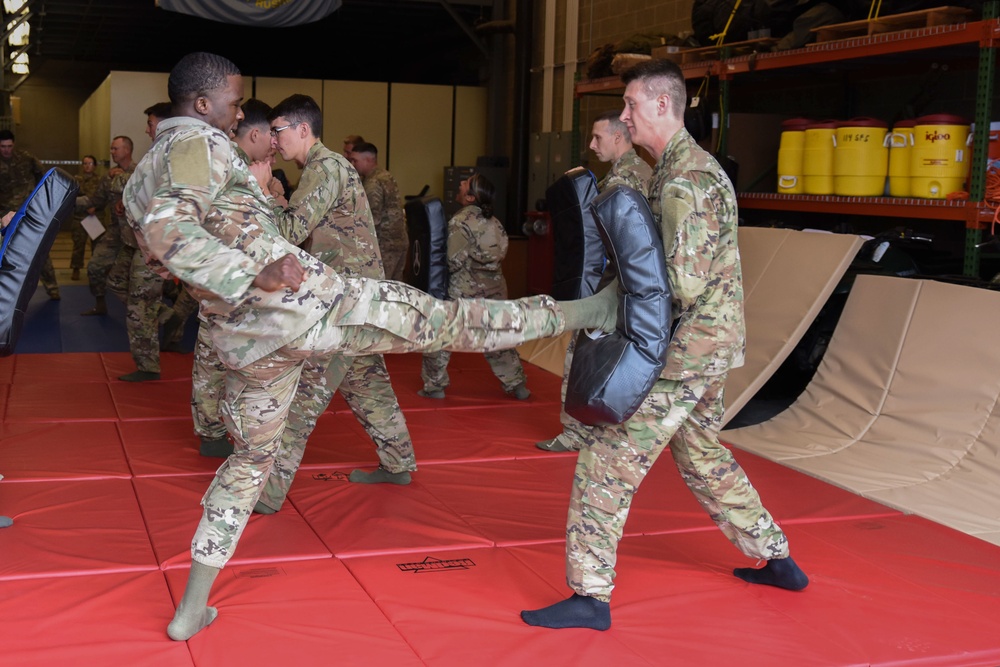 114th Security Forces Squadron holds hand to hand combatives training