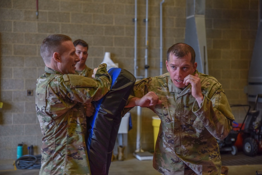 114th Security Forces Squadron holds hand to hand combatives training