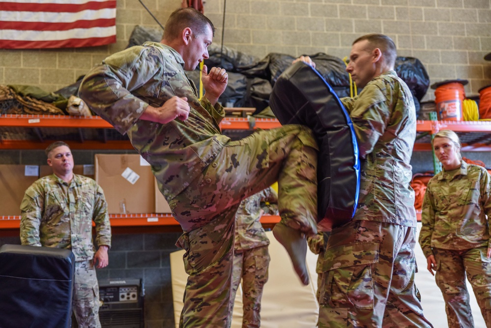 114th Security Forces Squadron holds hand to hand combatives training