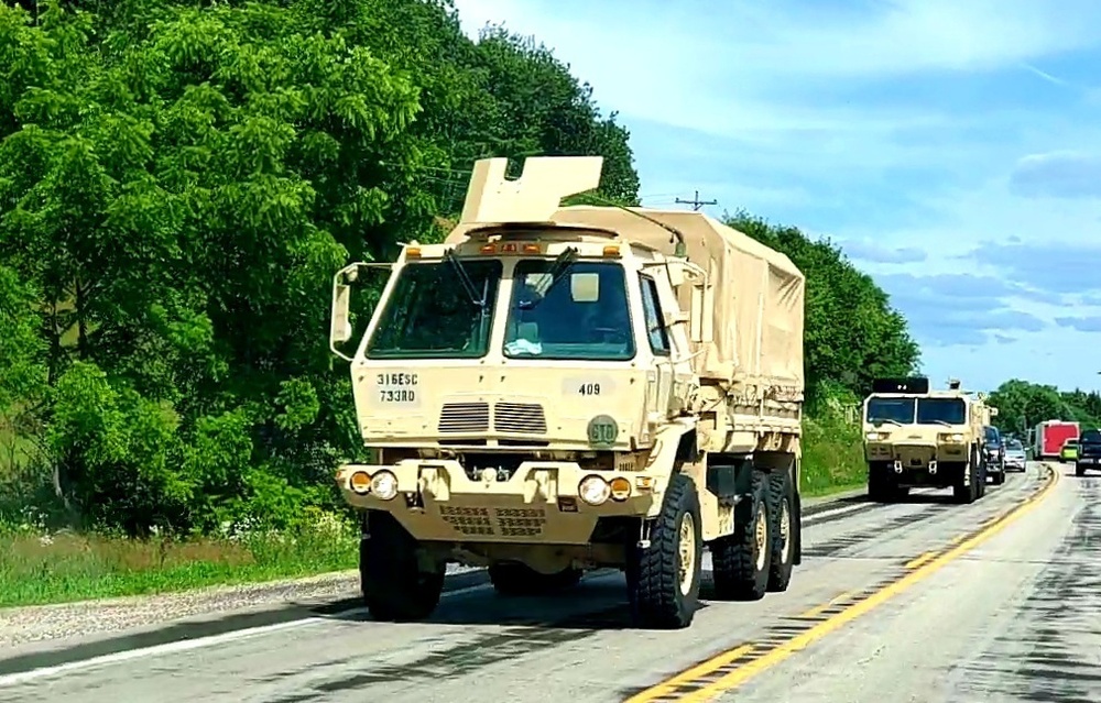 July 2021 training operations at Fort McCoy