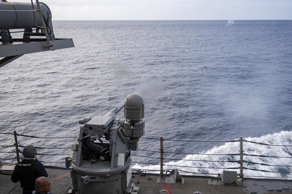 USS Laboon Conducts Live Fire Exercise