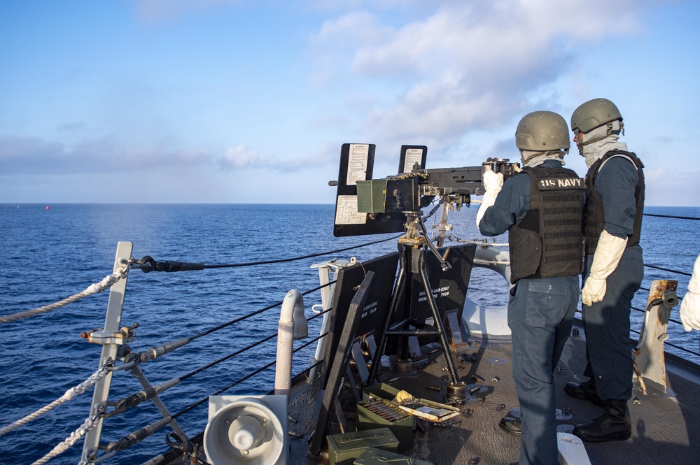 USS Laboon Conducts Live Fire Exercise