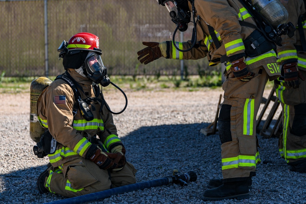 Firefighter's Live-Fire Training