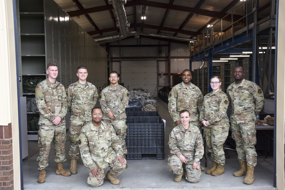 442d Logistics Readiness Squadron creates new organization system for chem gear
