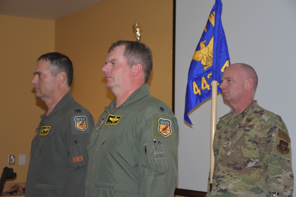 The 442d Fighter Wing activates the 442d Operations Support Squadron