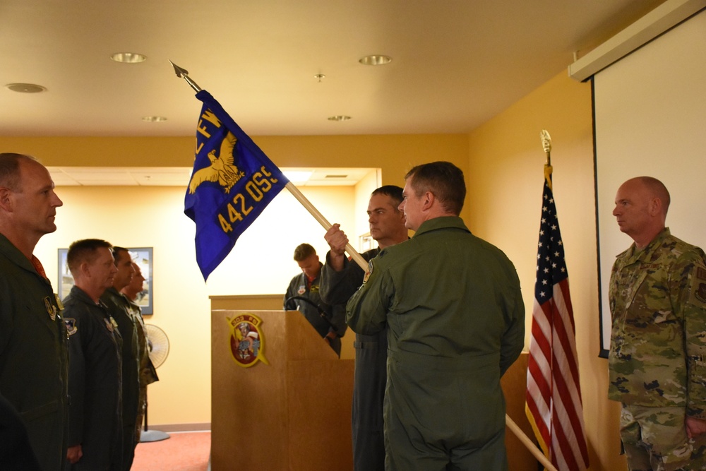 The 442d Fighter Wing activates the 442d Operations Support Squadron