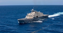 USS Billings Transits the Caribbean Sea