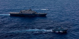 USS Billings Conducts a PASSEX with Dominican Republic