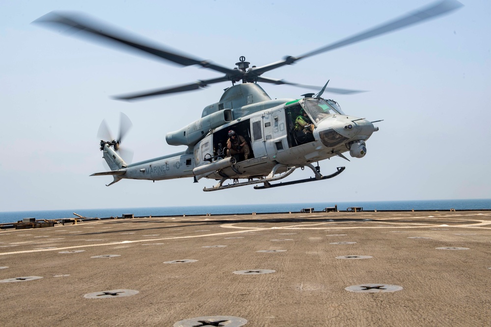 Carter Hall Conducts Flight Operations