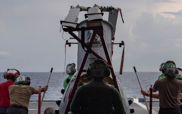 Maintenance Aboard USS Charleston (LCS 18)