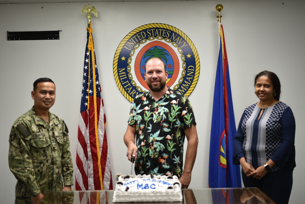 Guam-Based Sailors, Civilians Celebrate MSC Birthday