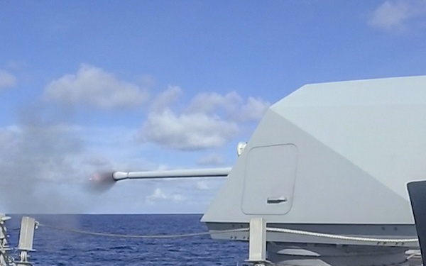 57mm Gun Shoot Aboard USS Charleston (LCS 18)