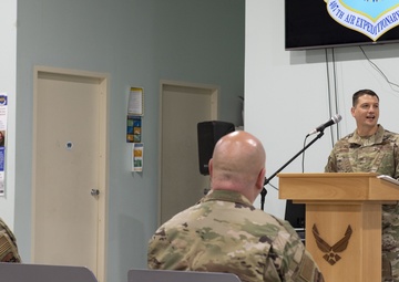 407th Air Expeditionary Group hosts change of command ceremony