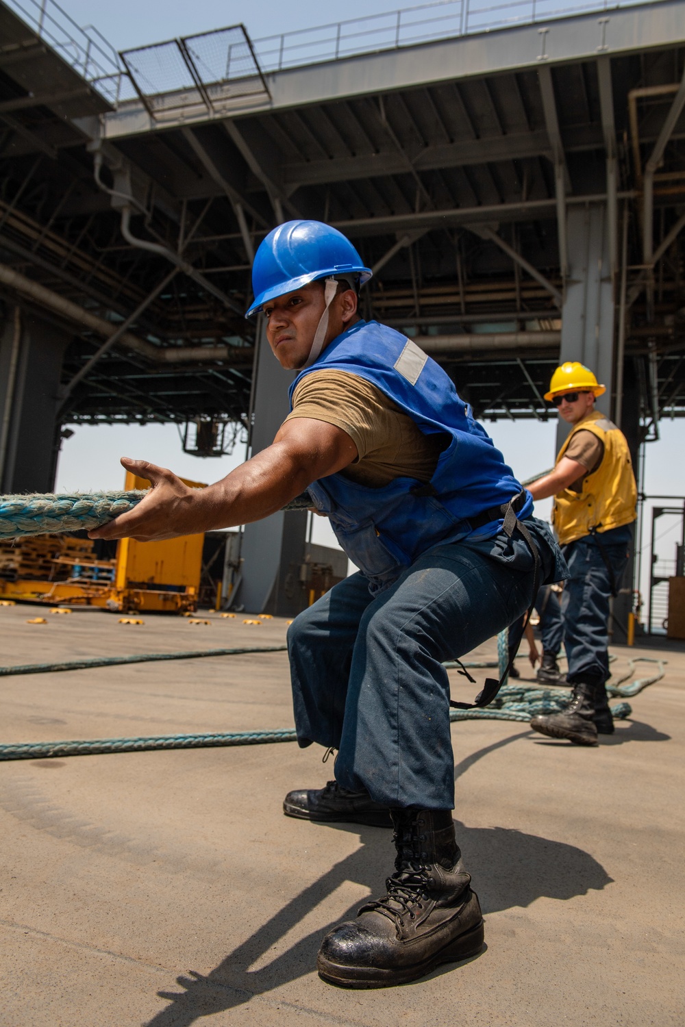 USS Lewis B. Puller Fast Rope Training