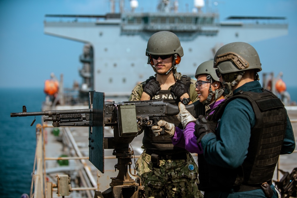 USS Lewis B. Puller Live Fire Training