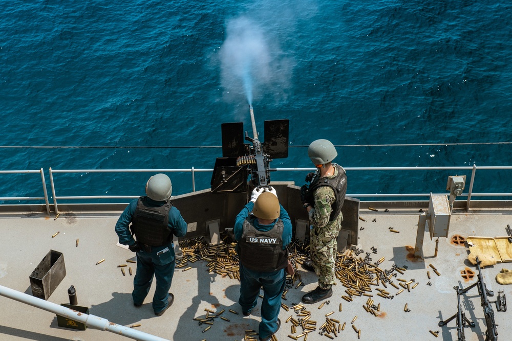 USS Lewis B. Puller Live Fire Training