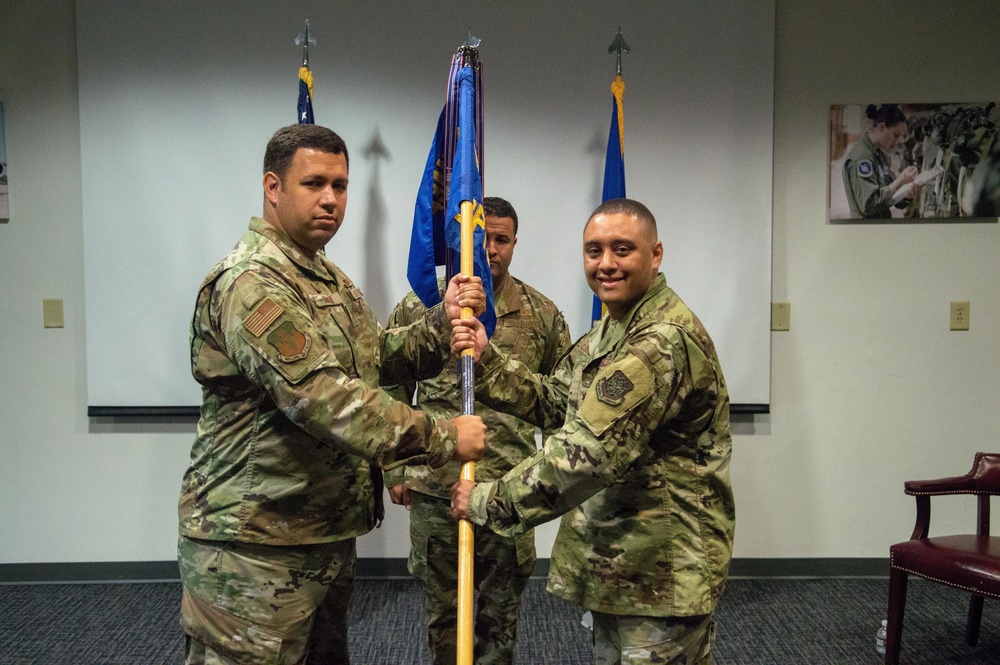 Team Pope welcomes new 43rd Comptroller Squadron commander